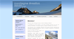 Desktop Screenshot of montagne-evasion.ch