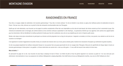 Desktop Screenshot of montagne-evasion.com